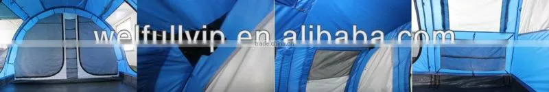 Giant blue outdoor waterproof camping tents