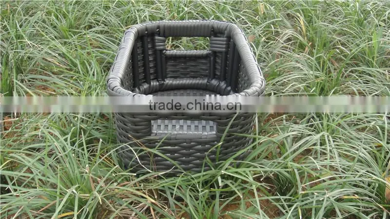 Aluminum Outdoor Furniture Waterproof Rattan Basket Storage Boxs
