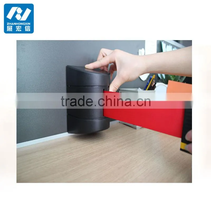 2-10M Retractable wall mount belt barrier