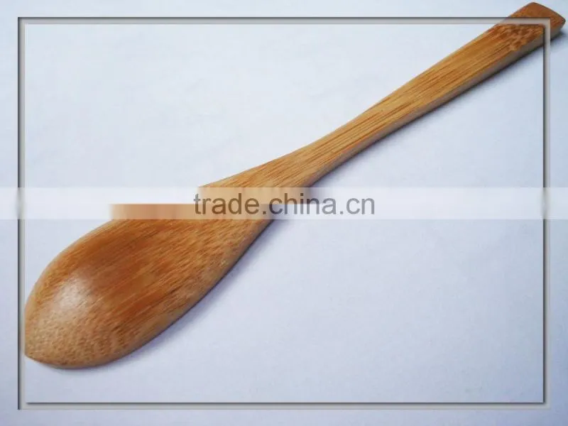Teaspoon wooden ice cream oval spoon family tableware