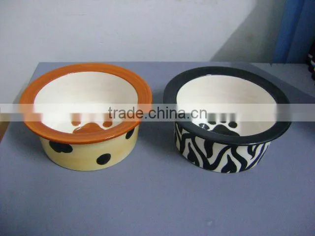 porcelain pet bowl