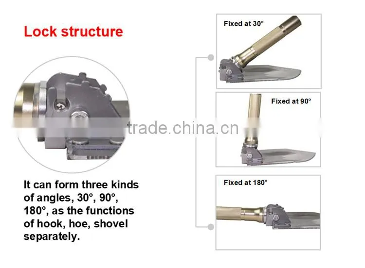 Ultimate Survival 30 in 1 Shovel Hammer Hoe Axe Knife Emergency Camping & Hiking Gear Kit Tools