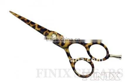 Zinc-Alloy Handled Customized Engraved Pattern Tattoo of Hair Scissors