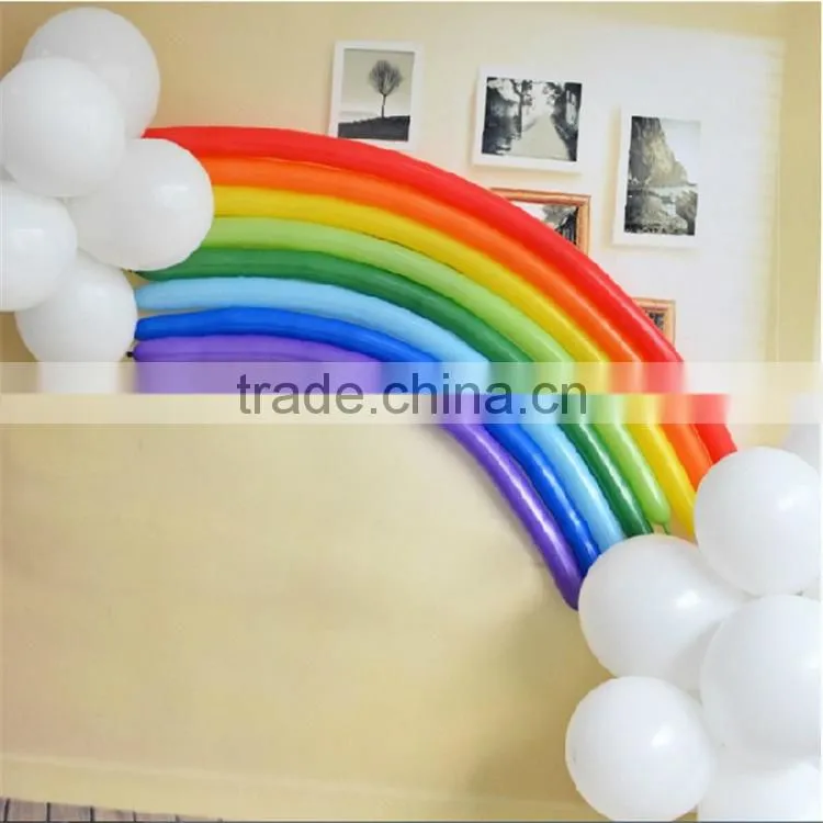Colorful Latex Balloon Magic Rocket Balloon Long Shape Party Balloon