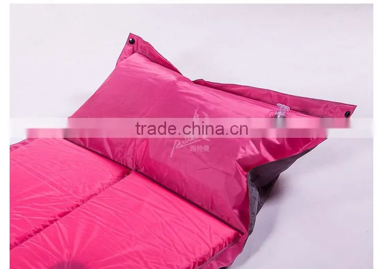 1 Person Foldable Compact Packing Inflatable Mat With PVC Waterproof Foam 1KG