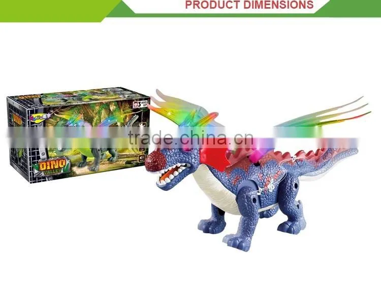 New dinosaur plastic battery operated plastic dinosaur toys