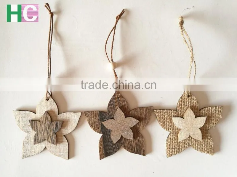 Custom shape wooden christmas hanging crafts