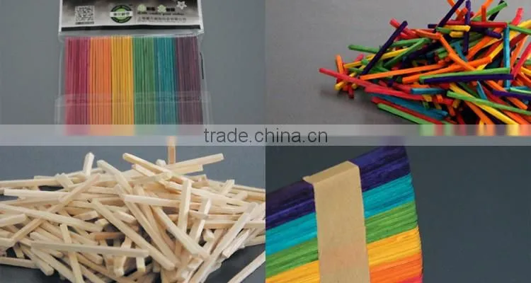 China manufacturers custom coulorful/uncolorful match wood stick for model