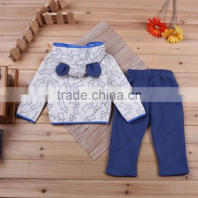 Girls clothing plushed fleece casual tops contrast color sweatshirt