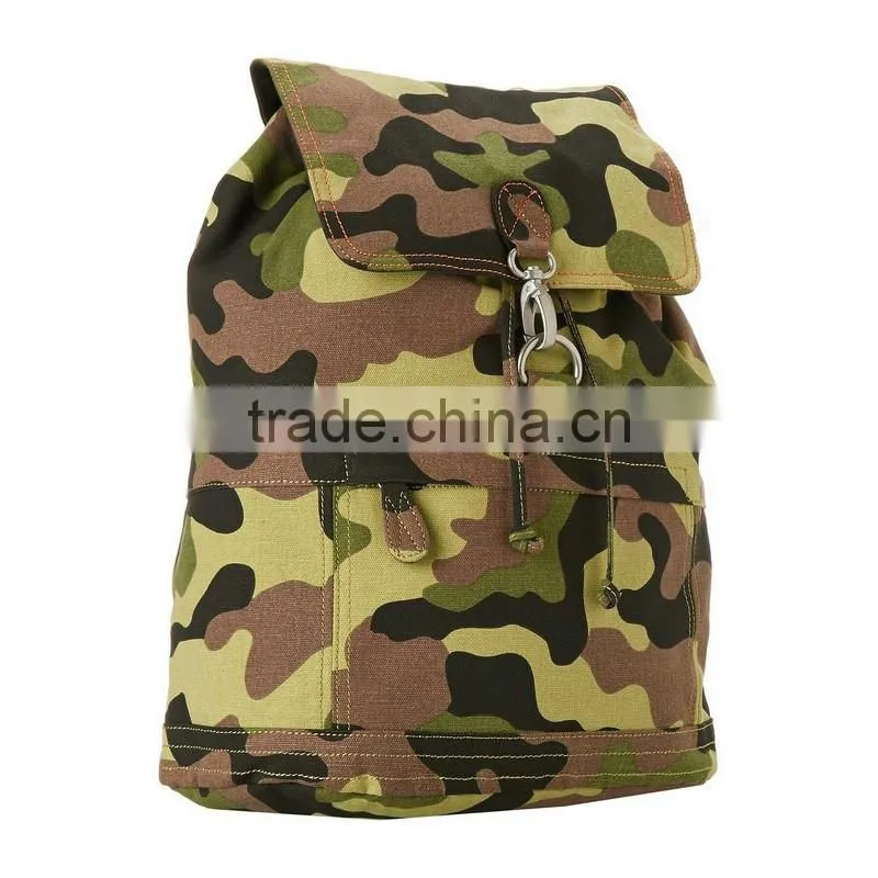 New fashion Camouflage Pattern Round Backpack