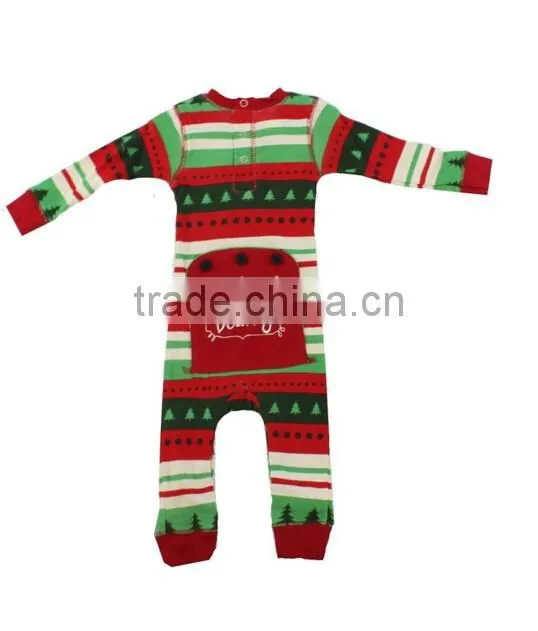 2016 Hot Sale Family One Piece Pajamas The Striped Pajamas