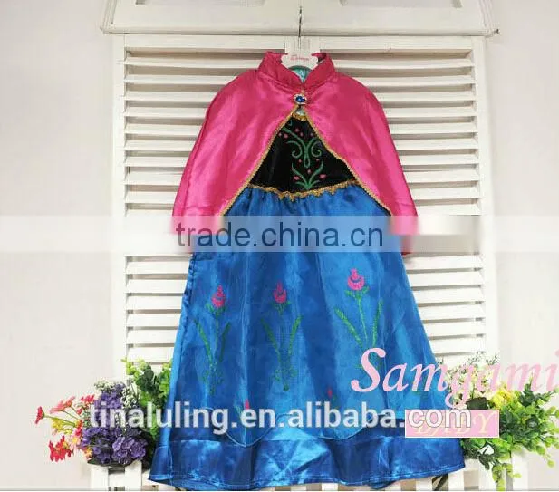 new girls dress costume clothes children dress girls party dress