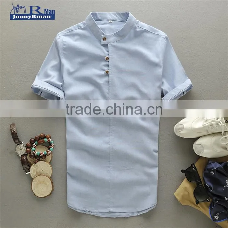 wholesale mandarin collar shirt in bulk