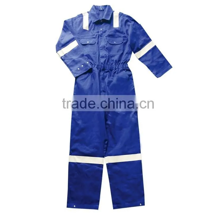 Latest design factory uniforms flame resistant coveralls fireproof cloth