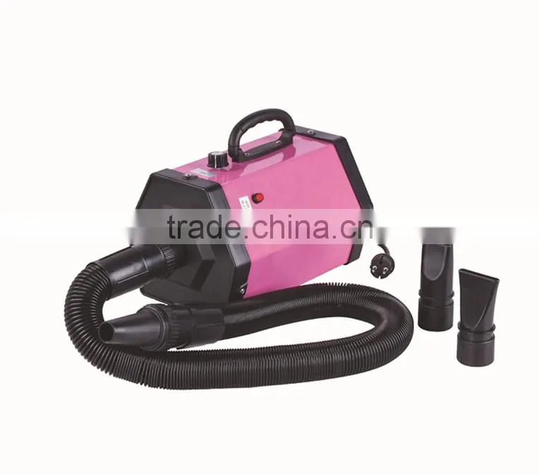 R1918H 2800W Pet Grooming Dryer Dog Cat Hair Hairdryer Electrodeless Speed w/ 4 Nozzle