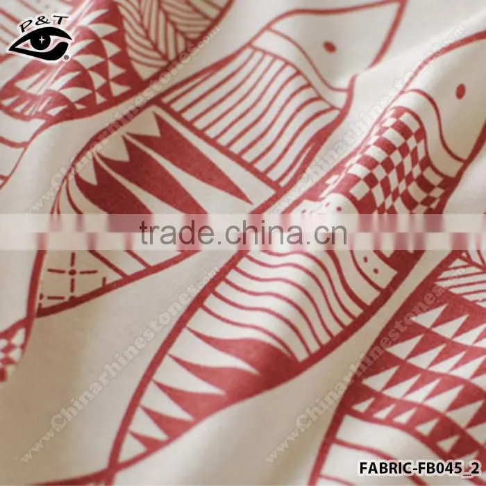 Wholesale Linen Fabric Fish Pattern fabric for household