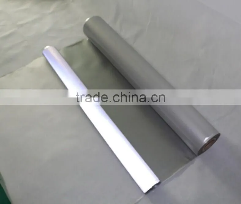 TPU Manufacturers raw material film lamination 100%synthetic reflective polyurethane leather for belt