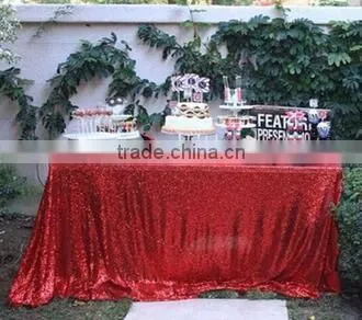 wedding blush champagne sequin table cloth