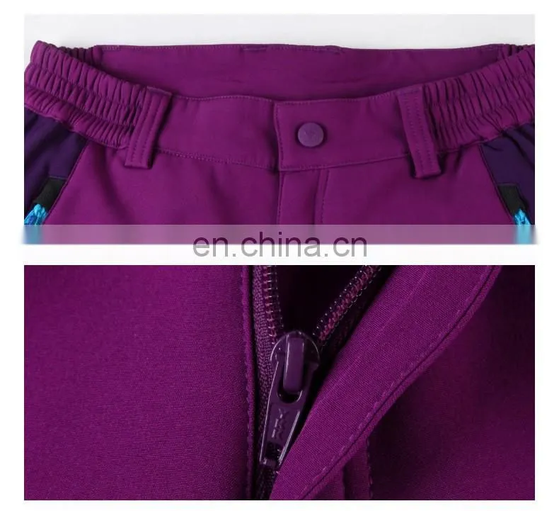 Men Custom Bonded Fleece Waterproof Softshell Warm pants
