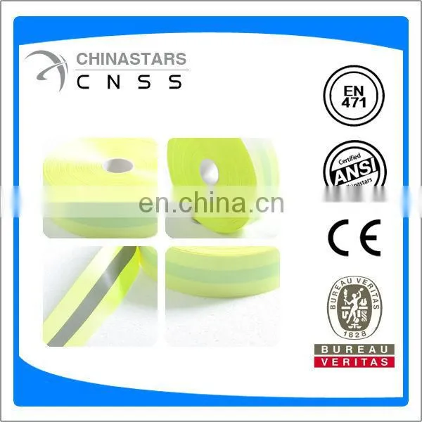 EN ISO 20471 assorted color reflective tape for clothing