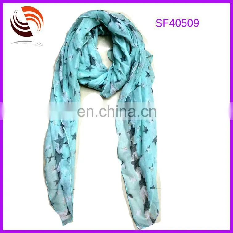 Yiwu factory wholesale fashion fashion muslim women knitted flower scarf brand hijab scarf