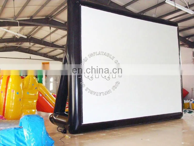 newly inflatable movie screen for showing and advertising