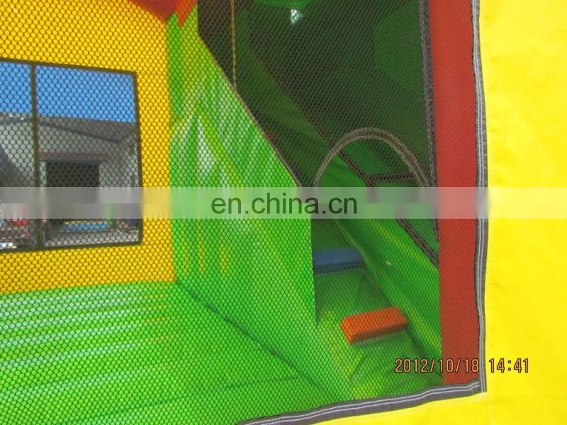 2016 Newest inflatable bouncy bed, castle with slide,inflatable bouncy castle