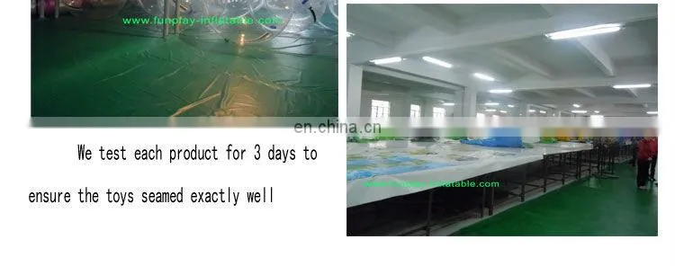 HI 2m DIA 1.0mm Inflatable Water Ball Water Walking Ball For Rental