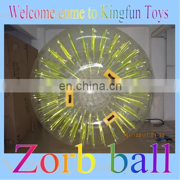 rolling zorb ball for air track games
