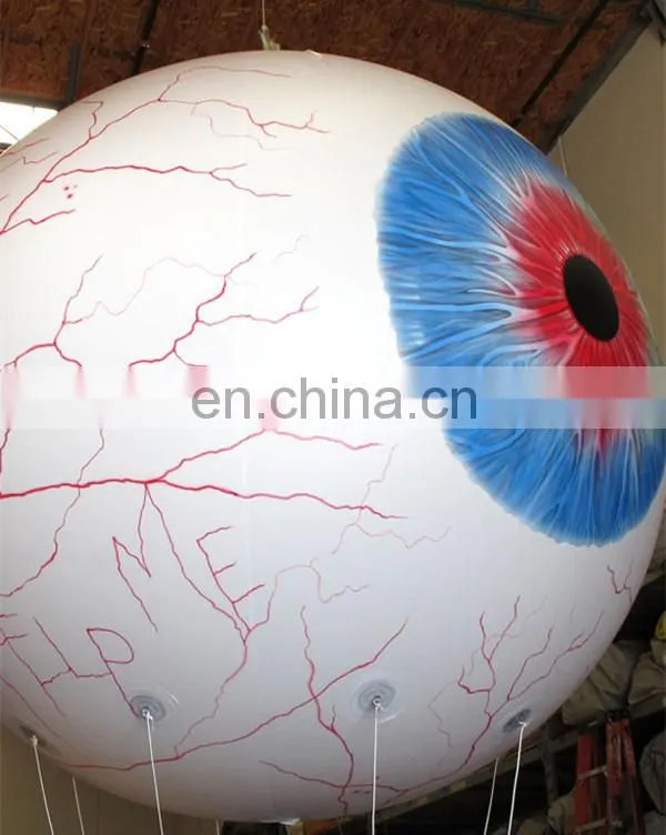 Giant advertising inflatable giant eyeball,air blown inflatable eyes balloon for street decoration