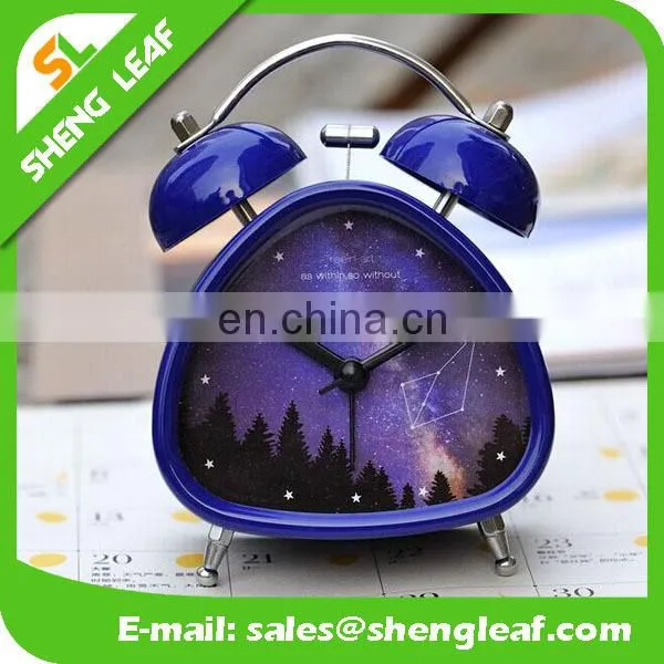 Metal Twin Bell Alarm Desktop Clock Small Clock