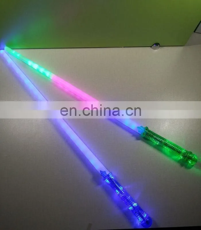 Hot selling multicolor led flashing stick for Christmas gift toy supplies and concert decoration