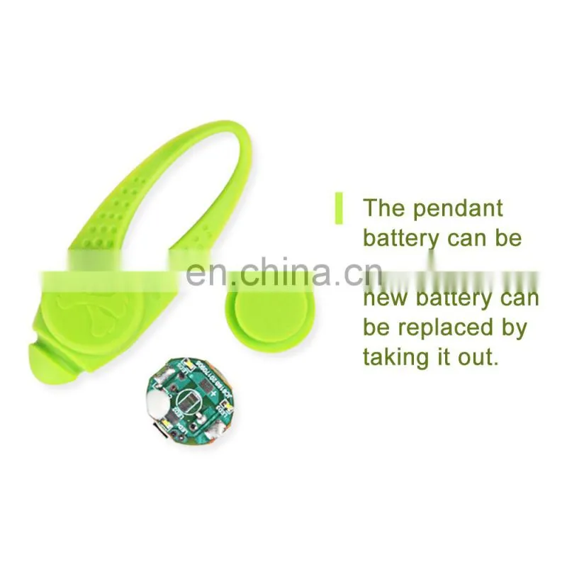 Wholesale Pendant Style Waterproof Retractable USB Flashlight Dog Collar Led Toy