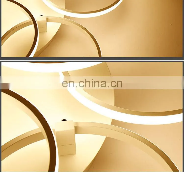 High Quality Warm Romantic Modern Minimalist Home Decor Lighting Round LED Ceiling Lamp Bedroom Light