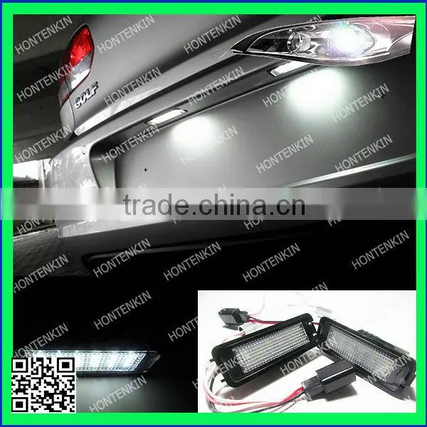 6000K White 18 3528 SMD LED for Touareg Tiguan Bright License Plate Lights