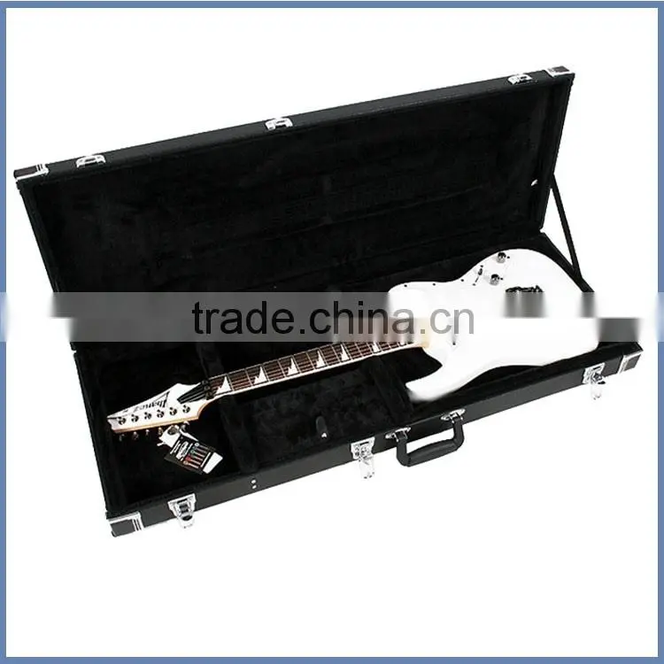 Portable leather guitar case