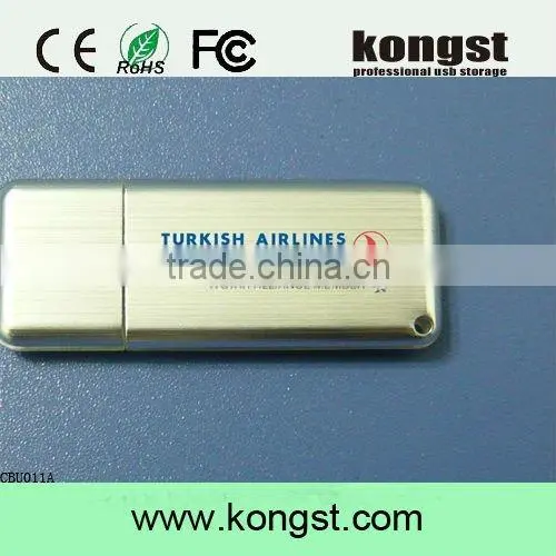 32MB-64GB Stock Products Status and USB 2.0 Interface Type metal usb flash drive