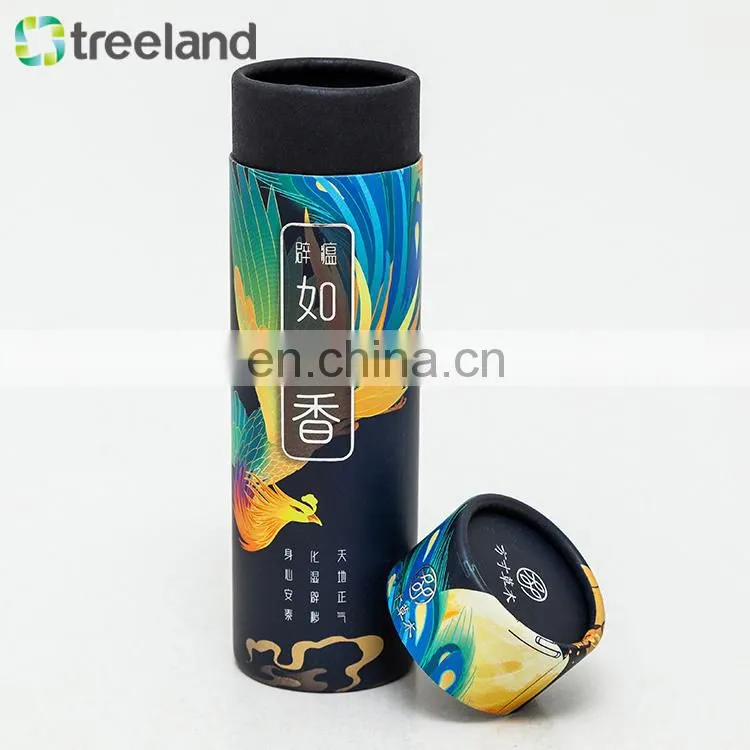 Custom fragrance incense sticks use Round paper tube box