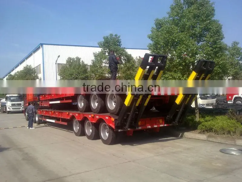 tri-axle lowboy semi trailer 40-50ton