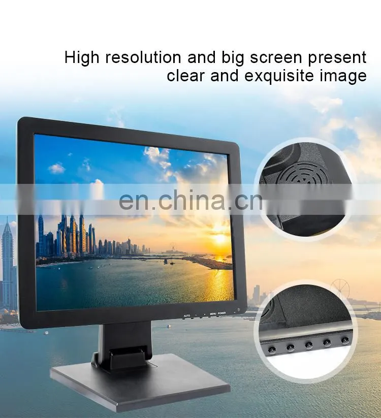 15 ''tragbare display 1024*768 open frame capacitive touch screen monitor wall mount touch screen monitor