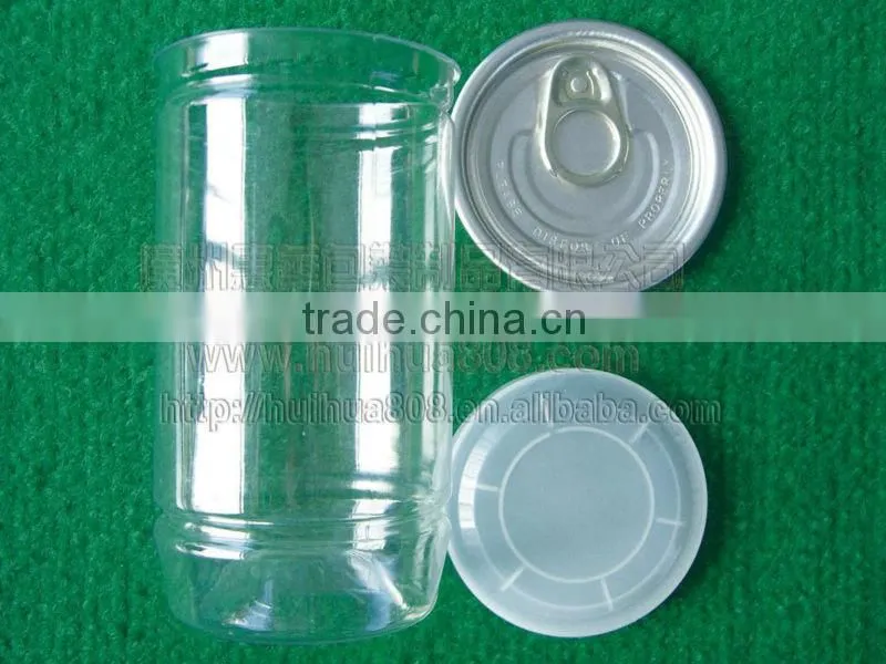 550ml Clear plastc PET can for red dates