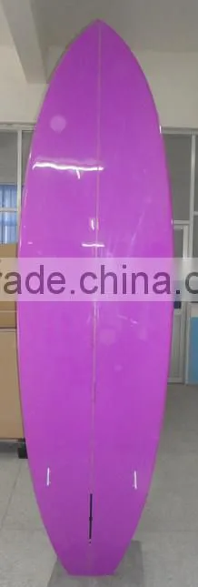 bamboo veneer purple surfing board stand up paddle board