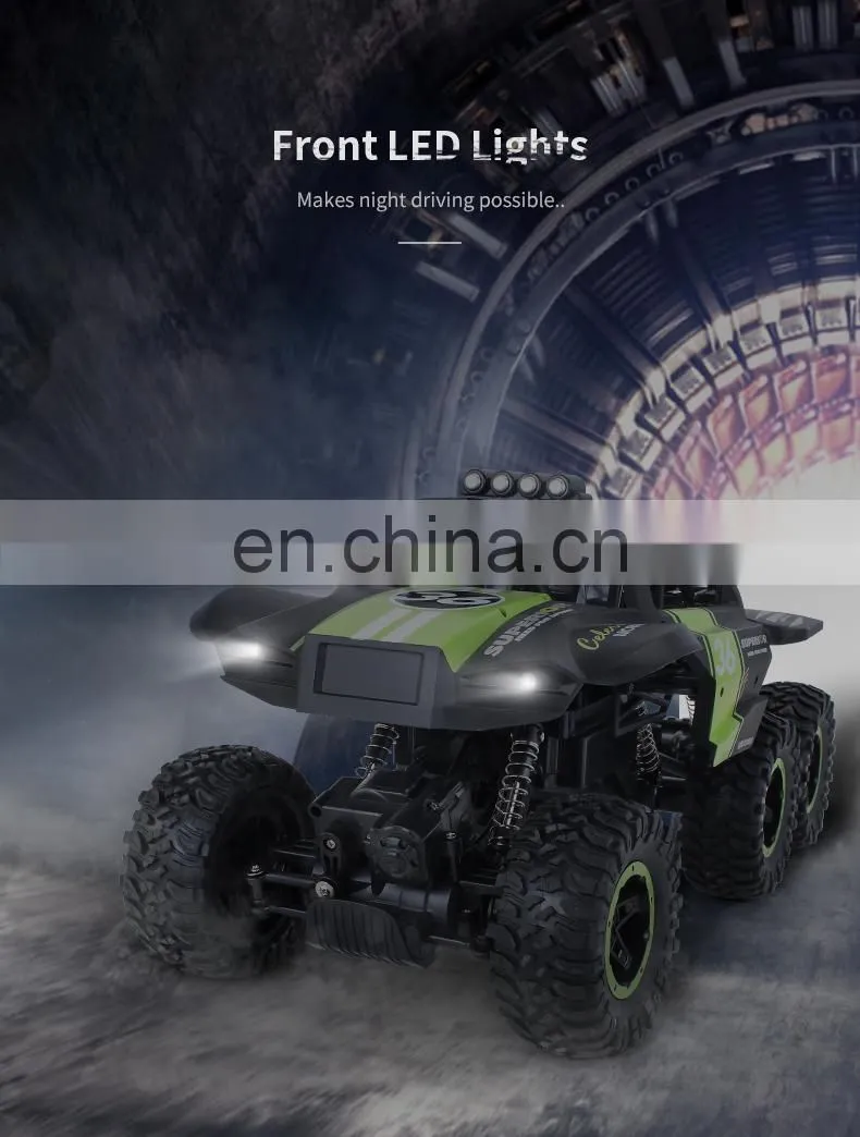JJRC Q101 Big Rc Car Six-Wheel Drive Climbing Remote Control Cars 1/10 Off-Road Vehicle Children Outdoor Toy Gift