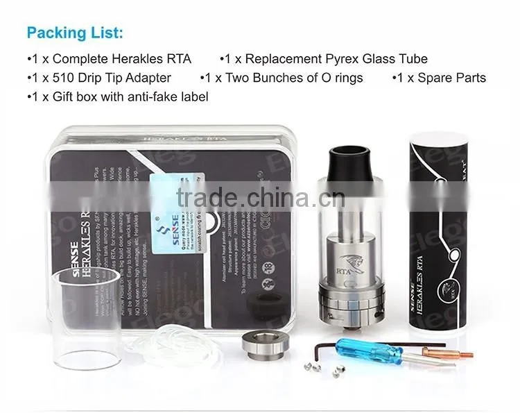 Original Sense Herakles RTA with 6ml Wholesale Fast Shipping