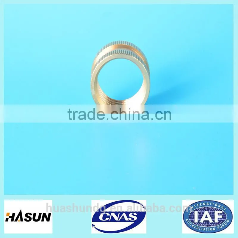 2015 the best selling precision brass round knurled nut,brass flat nut
