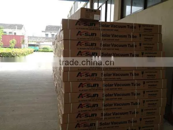 Pressurized 58mm 1800mm heat pipe solar vacuum tubes