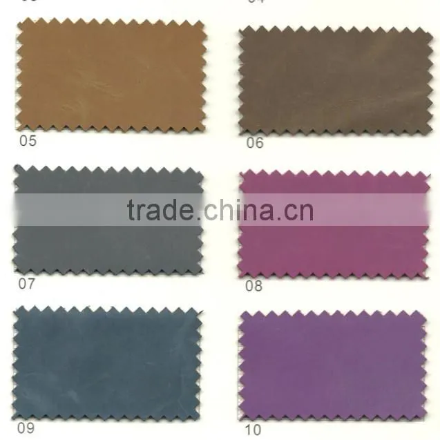 Crazy Horse cow split leather for making casual shoes vintage style