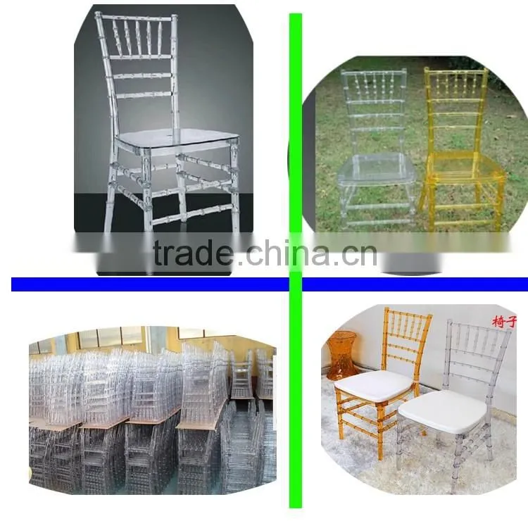 Transparent acrylic chair/China factory acrylic chairs for wedding