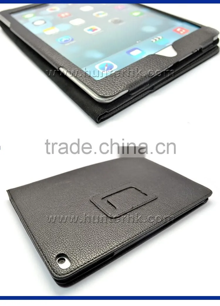 Standable Leather Material Tablet Case For iPad Air