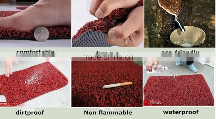 Different shapes Non slip PVC bath mat